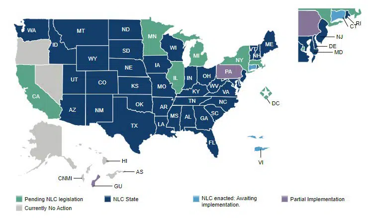 eNLC Map - June 2024