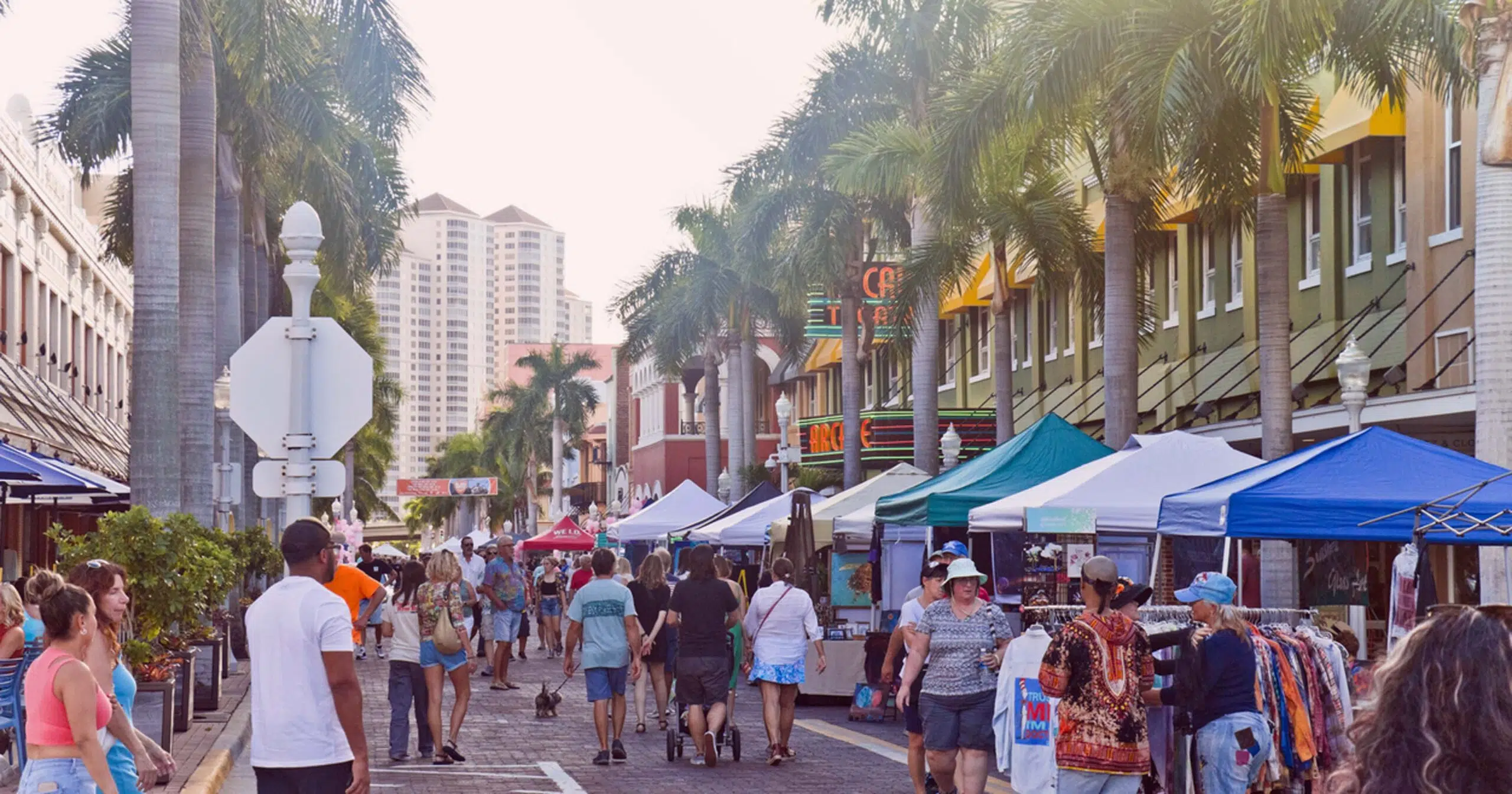 Florida during tourist season