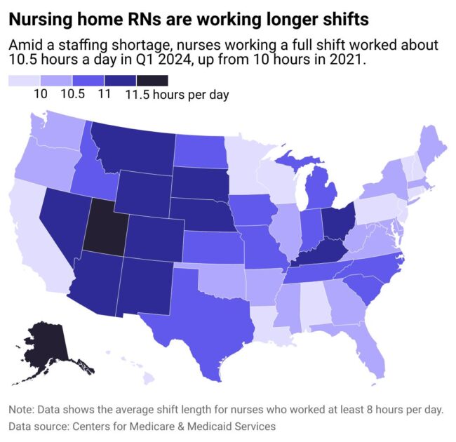 Stacker Story: nursing home shortages map