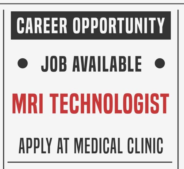 MRI technologist job ad