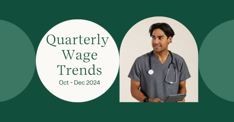 Quarterly Travel Nursing Salary Trends - Q4 Wage Trends Report Oct - Dec 2024